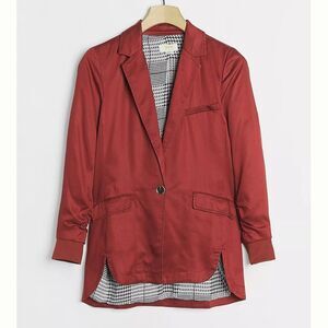 Anthropologie Maeve Sally Draped Blazer XS VGUC